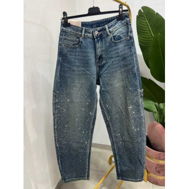 Jeans Ballon Brillantinato