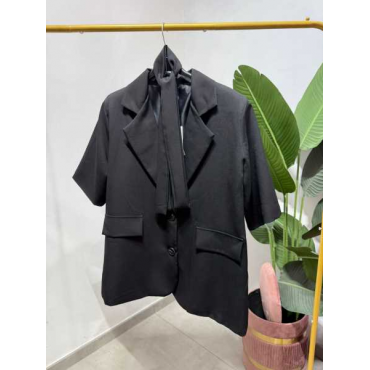 Giacca Over Mezza Manica Con Cintura
