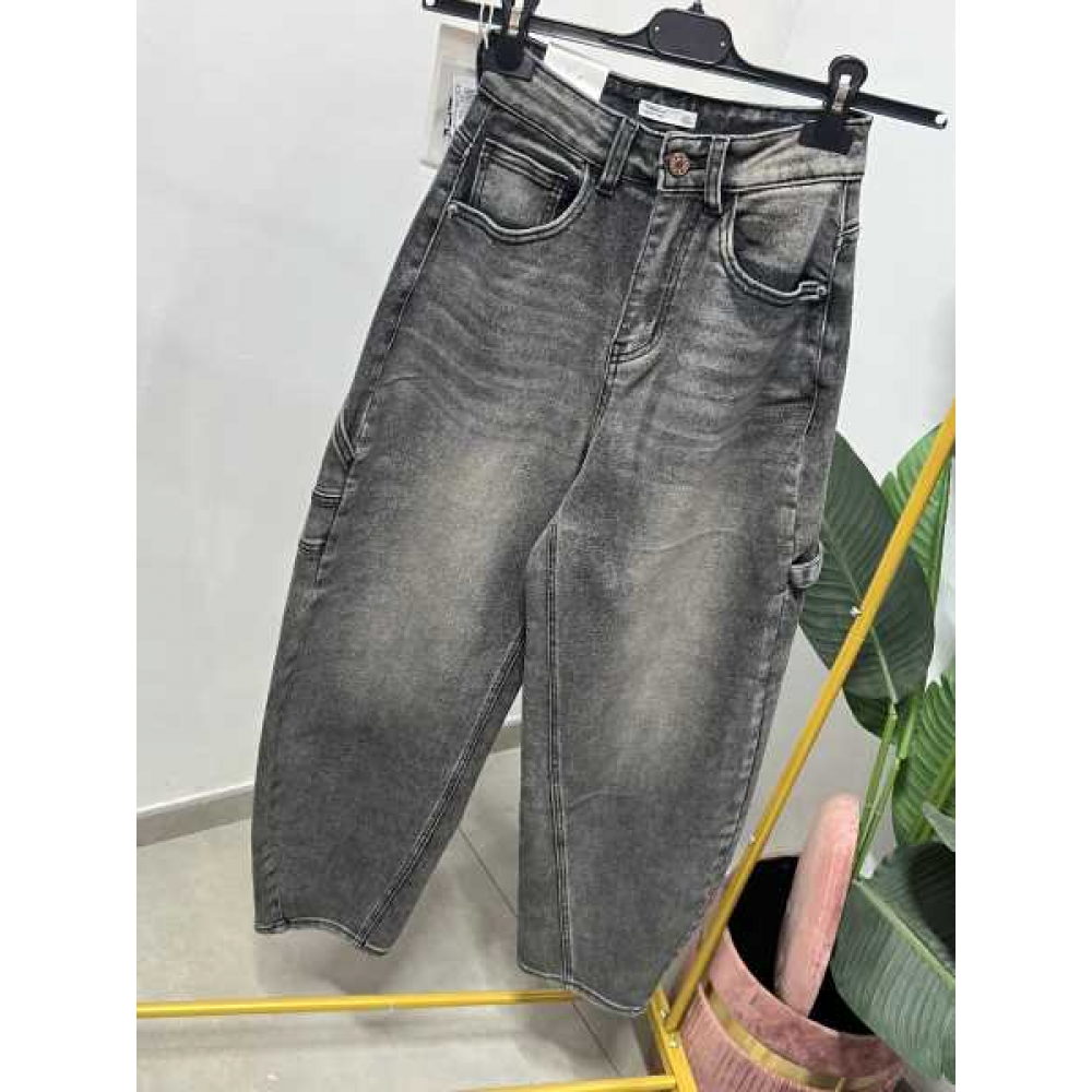 Jeans Ballon Grigio