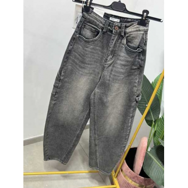 Jeans Ballon Grigio