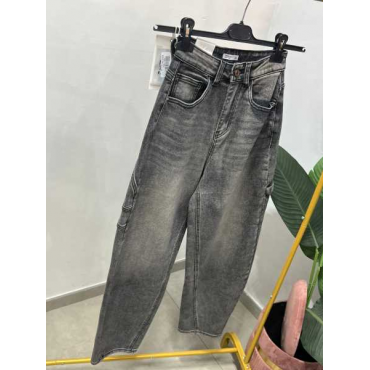 Jeans Ballon Grigio