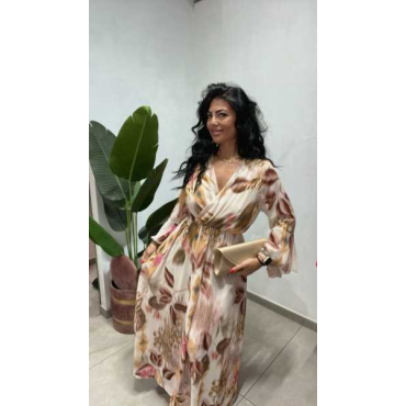 Vestito Lungo Fiorato