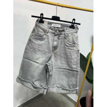 Short Baggy Con Risvolto  