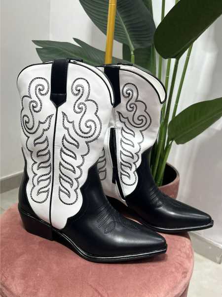 Stivale Texano Bicolore 