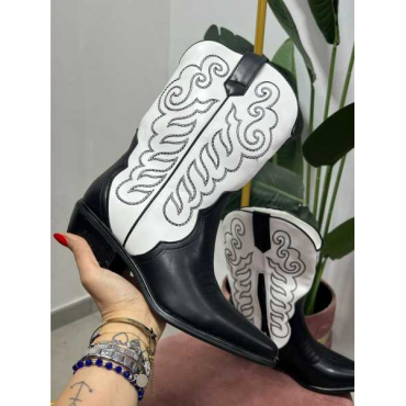 Stivale Texano Bicolore 