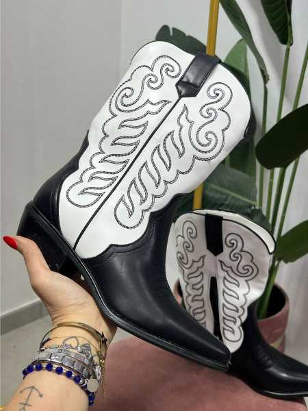 Stivale Texano Bicolore 