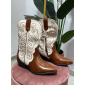 Stivale Texano Bicolore 