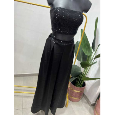 Coordinato Con Pantalone E Top Brillantinato