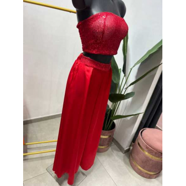 Coordinato Con Pantalone E Top Brillantinato