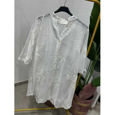 Camicia Pizzo San Gallo 