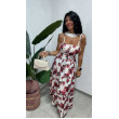 Vestito Cotone Fantasia Lacci Regolabili