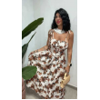 Vestito Cotone Fantasia Lacci Regolabili
