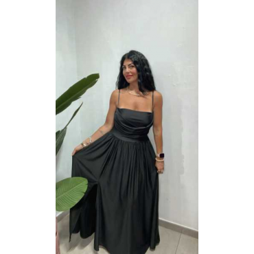 Vestito Lungo Con Spacco