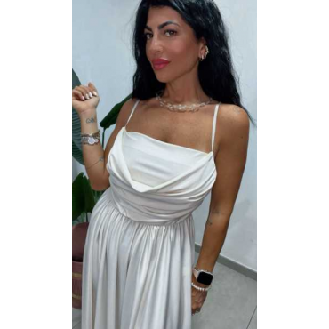 Vestito Lungo Con Spacco