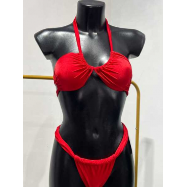 Costume Due Pezzi Con Laccetti Regolabili, Taglia Unica.