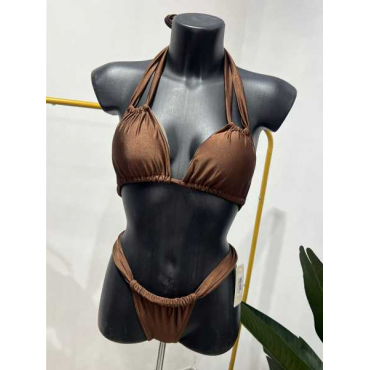 Costume Due Pezzi Con Laccetti Regolabili, Taglia Unica.