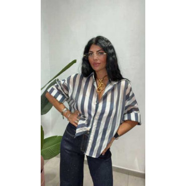 Camicia Rigata Velata