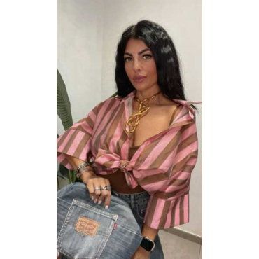 Camicia Rigata Velata