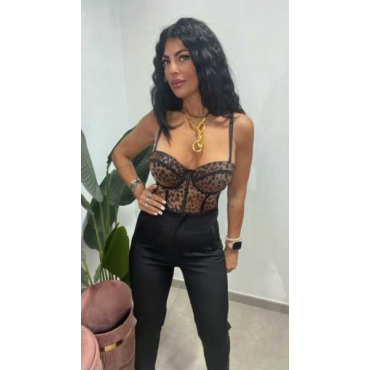 Corpetto Leopardato