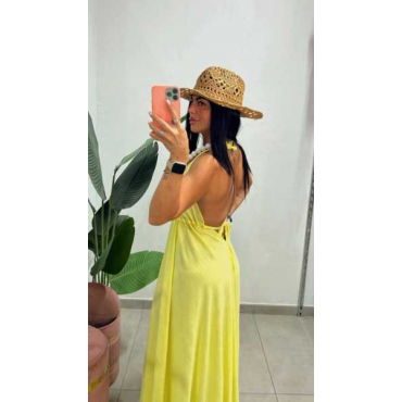 Vestito Maxi In Lino 