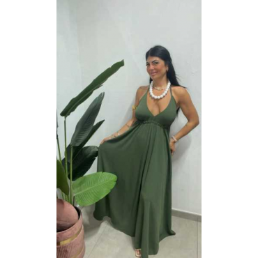 Vestito Maxi In Lino 