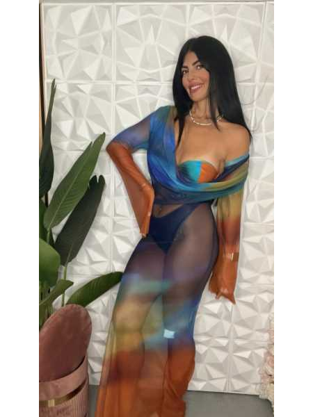 Coordinato Multi Colore Con Costume