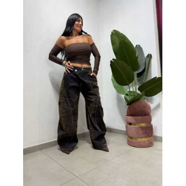 Jeans Ballon Multi Colore 