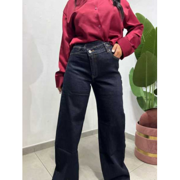 Jeans Denim Scuro Trasvers