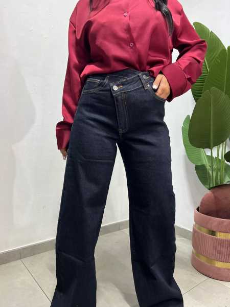 Jeans Denim Scuro Trasvers