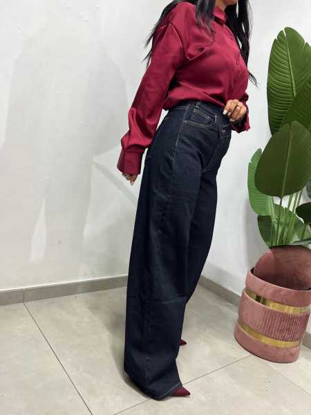 Jeans Denim Scuro Trasvers
