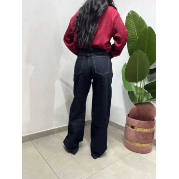 Jeans Denim Scuro Trasvers
