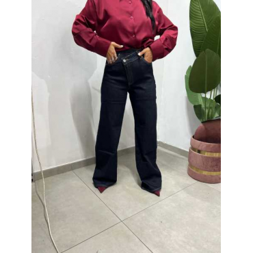 Jeans Denim Scuro Trasvers