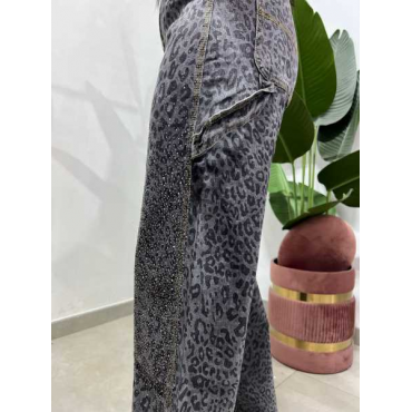 Bollon Brillantinato Leopardato 