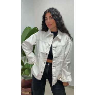 Camicia  Denim Bianca 