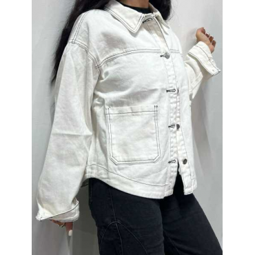 Camicia  Denim Bianca 