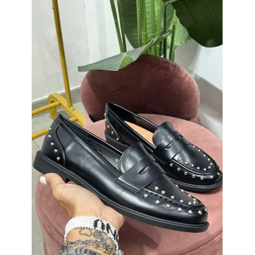 Mocassino Con Borchie
