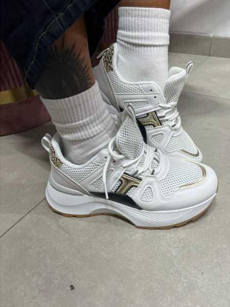 Sneakers Dettagli Oro