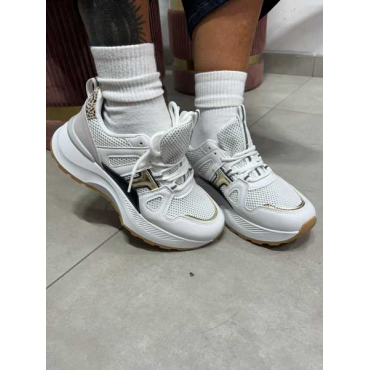 Sneakers Dettagli Oro