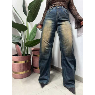 Jeans Sabbiato Lavaggio Zero
