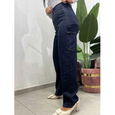 Jeans Ballon Brillantinato 