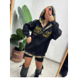 Felpa Con Cappuccio E Quadri 
