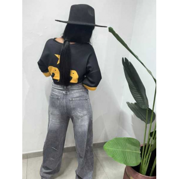 Pantalone Gamba Larga 