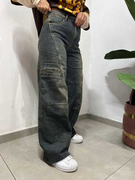 Jeans Ballon Sabbiato 