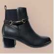Stivaletto Con Zip Tacco Largo