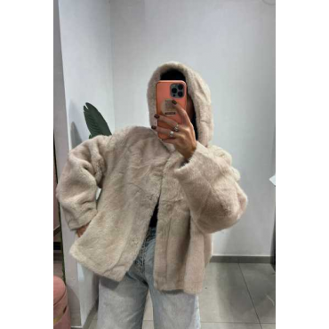 Eco Fur Con Cappuccio Eco Fur Con Cappuccio