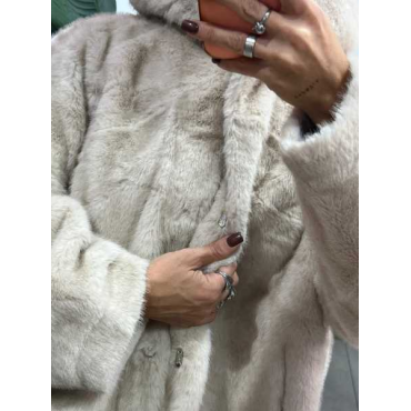 Eco Fur Con Cappuccio Eco Fur Con Cappuccio