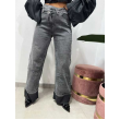 Jeans Asimmetrico Con Piegone