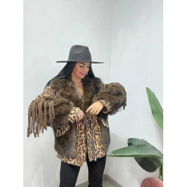 Pelliccia Animalier Frange 