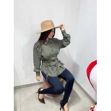 Camicia Con Stringhe