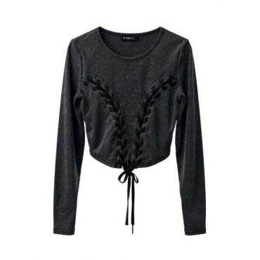 Maglia Intreccio Crop 